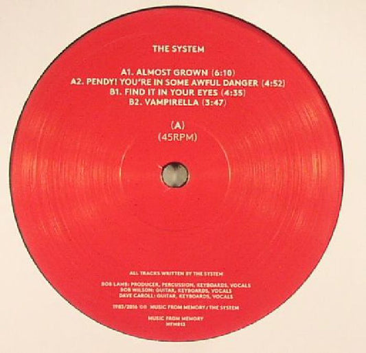 The System - Vinyl EP vinyl record cover