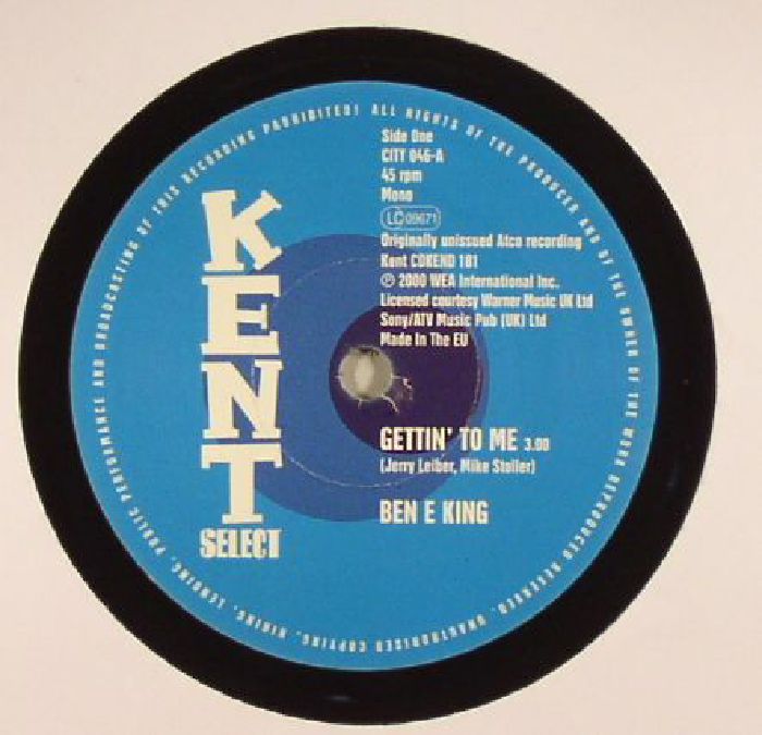 Gettin' To Me - Vinyl Single vinyl record cover