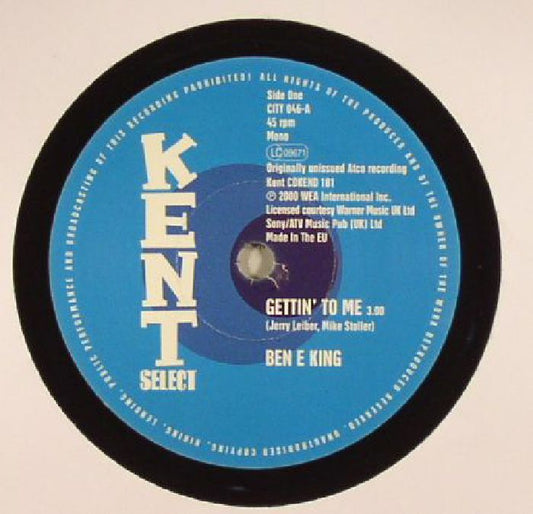 Gettin' To Me - Vinyl Single vinyl record cover