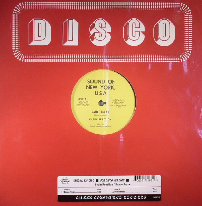 Dance Freak - Limited Edition Vinyl Single vinyl record cover