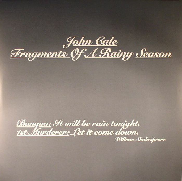 Fragments Of A Rainy Season - 2xLP vinyl record cover