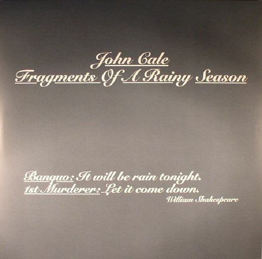 Fragments Of A Rainy Season - 2xLP vinyl record cover