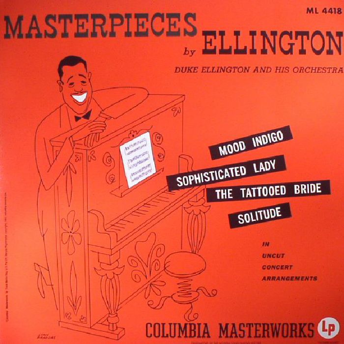 Masterpieces By Ellington - Vinyl LP vinyl record cover