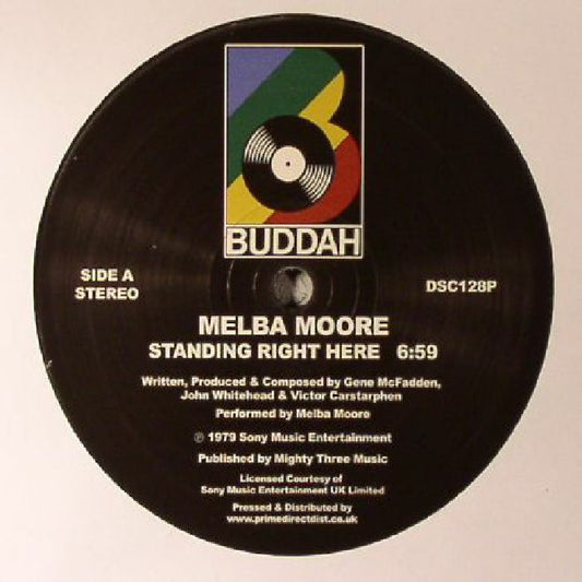 Standing Right Here - Vinyl Single vinyl record cover