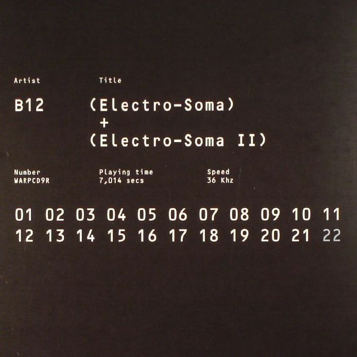 Electro Soma I & II - 2CD CD cover