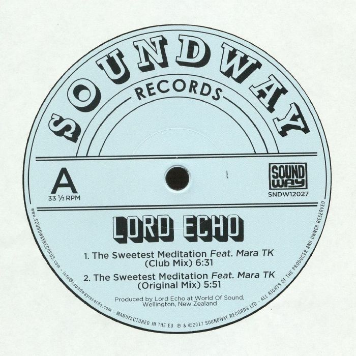 The Sweetest Meditation (remixes) - Vinyl Single vinyl record cover