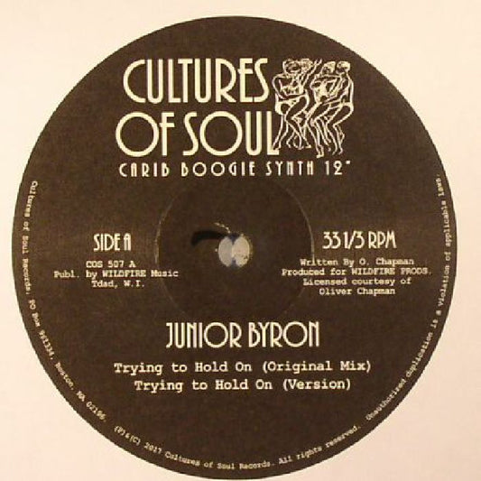 Trying To Hold On - Vinyl Single vinyl record cover