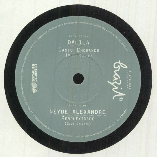 Canto Chorando - Vinyl Single vinyl record cover