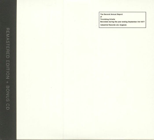 The Second Annual Report Of Throbbing Gristle - 40th Anniversary Edition 2CD CD cover