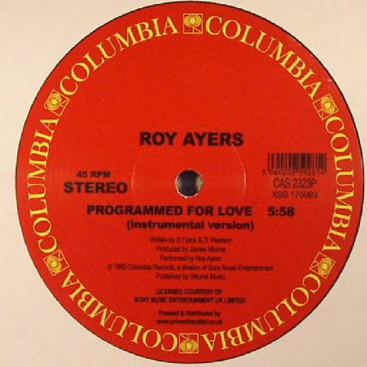 Programmed For Love - Vinyl Single vinyl record cover