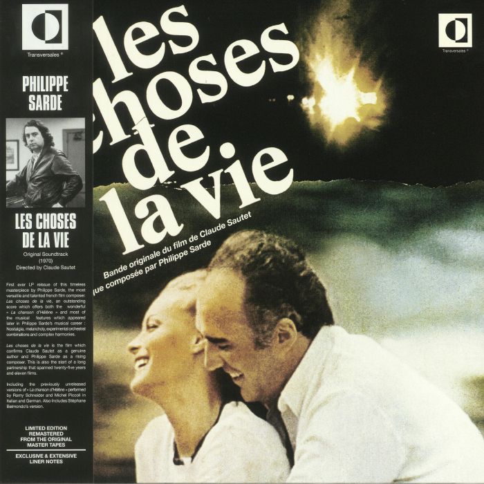 Les Choses De La Vie Soundtrack - Vinyl LP vinyl record cover