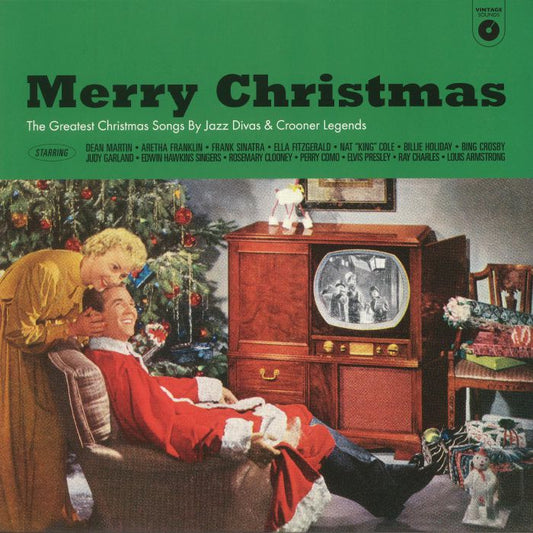 Merry Christmas: Jazz Divas & Crooner Legends - Vinyl LP vinyl record cover