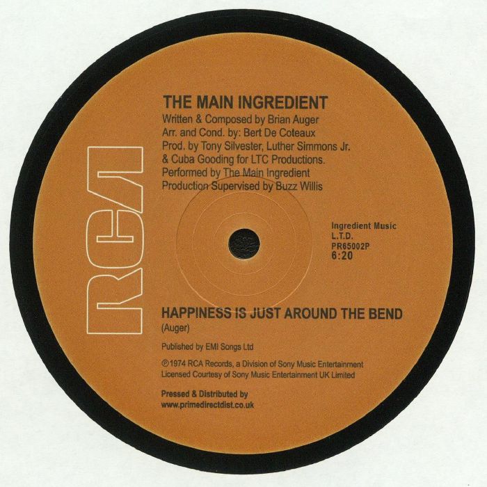 Happiness Is Just Around The Bend / Evening Of Love - Vinyl Single vinyl record cover