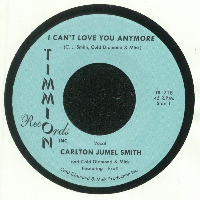 I Can't Love You Anymore - Vinyl Single vinyl record cover