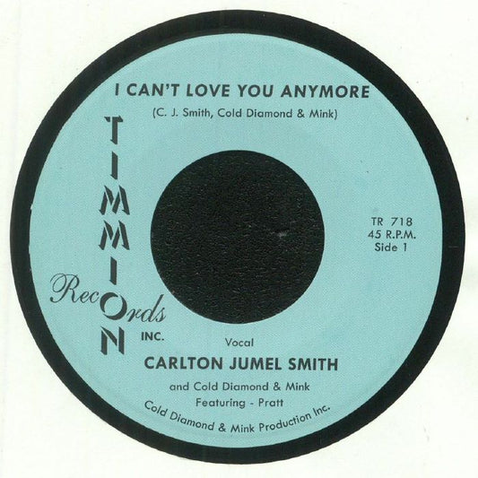 I Can't Love You Anymore - Vinyl Single vinyl record cover