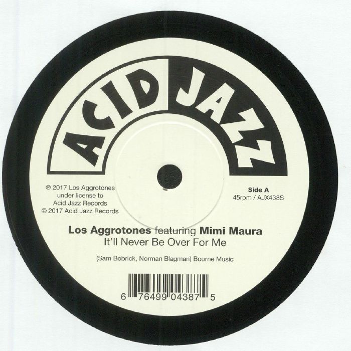 It'll Never Be Over For Me - Vinyl Single vinyl record cover