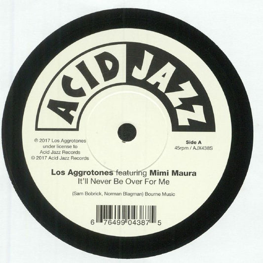 It'll Never Be Over For Me - Vinyl Single vinyl record cover