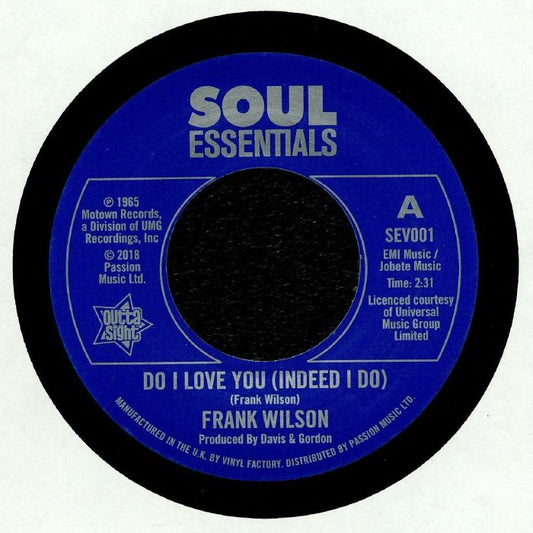 Do I Love You (Indeed I Do) - Vinyl Single vinyl record cover