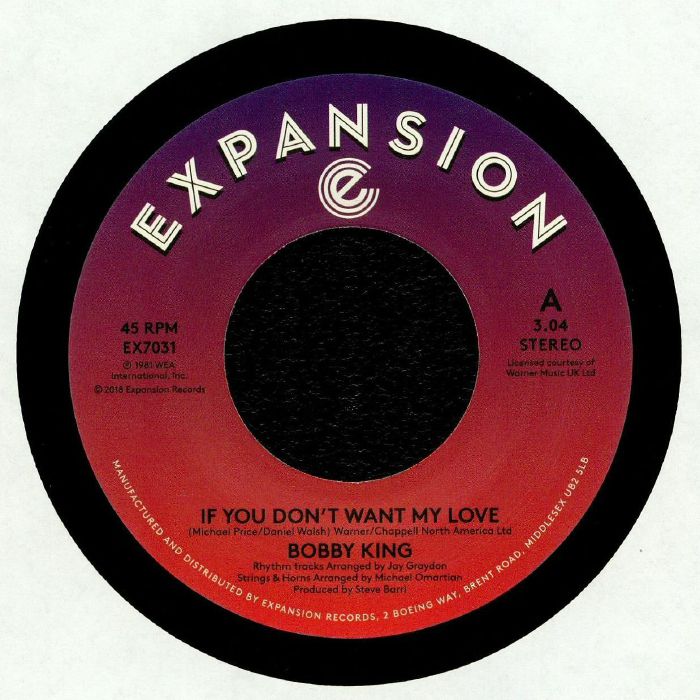 If You Don't Want My Love - Vinyl Single vinyl record cover