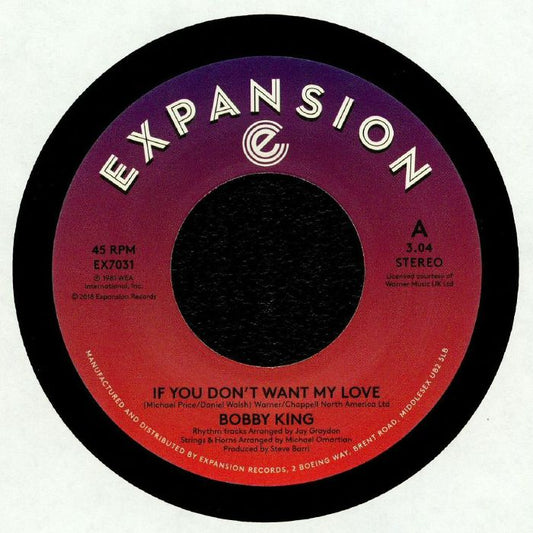 If You Don't Want My Love - Vinyl Single vinyl record cover