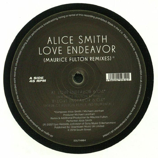 Love Endeavor: Maurice Fulton Remixes - Vinyl Single vinyl record cover