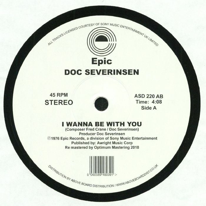 I Wanna Be With You - Vinyl Single vinyl record cover