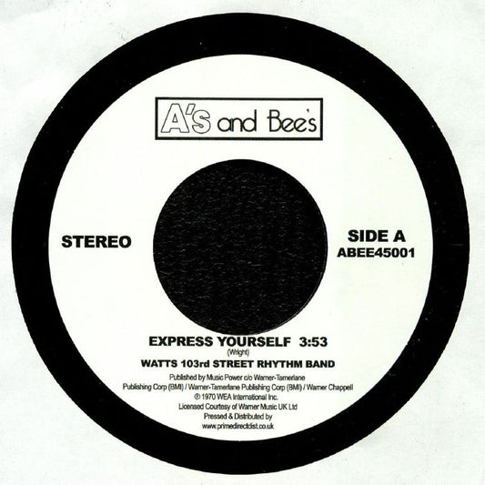 Express Yourself - Vinyl Single vinyl record cover