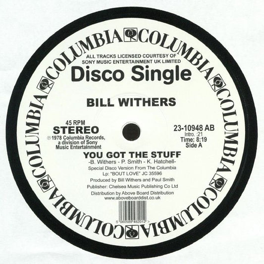 You Got The Stuff - Vinyl Single vinyl record cover