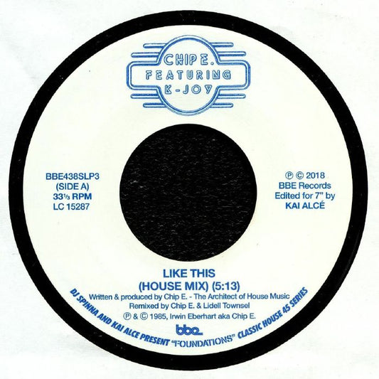 Like This - Vinyl Single vinyl record cover