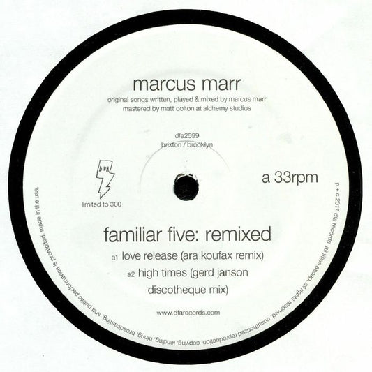 Familiar Five: Remixed - Vinyl EP vinyl record cover