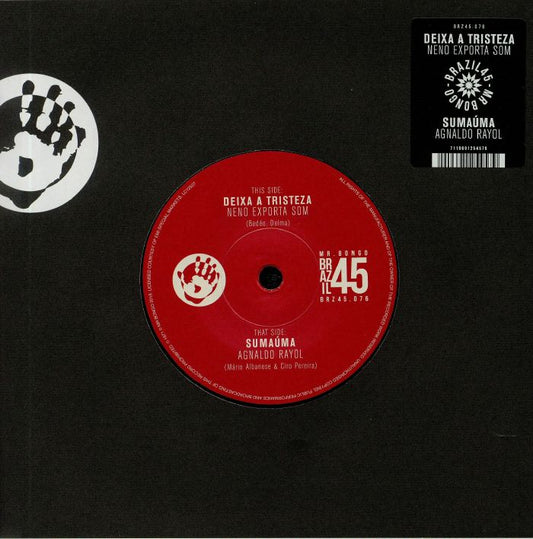 Deixa A Tristeza - Vinyl Single vinyl record cover