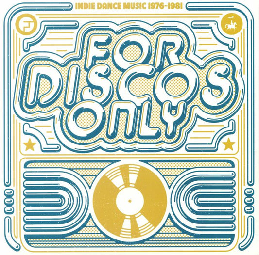 For Discos Only: Indie Dance Music From Fantasy & Vanguard Records 1976-1981 - 5xLP vinyl record cover