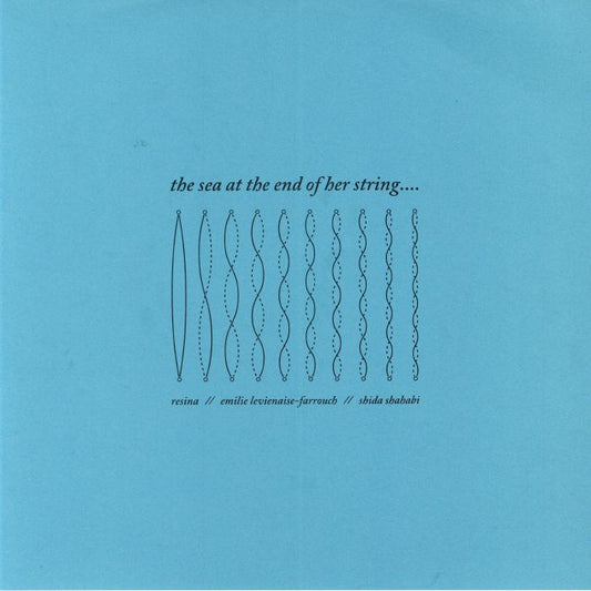 The Sea At The End Of Her String - Limited Hand-Stamped Vinyl LP vinyl record cover