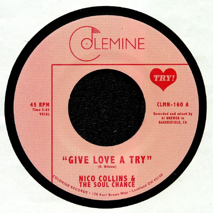 Give Love A Try - Vinyl Single vinyl record cover