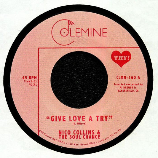 Give Love A Try - Vinyl Single vinyl record cover