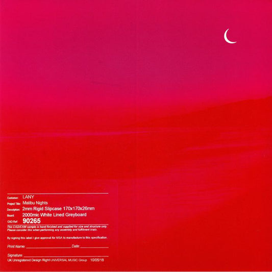 Malibu Nights - Vinyl LP vinyl record cover