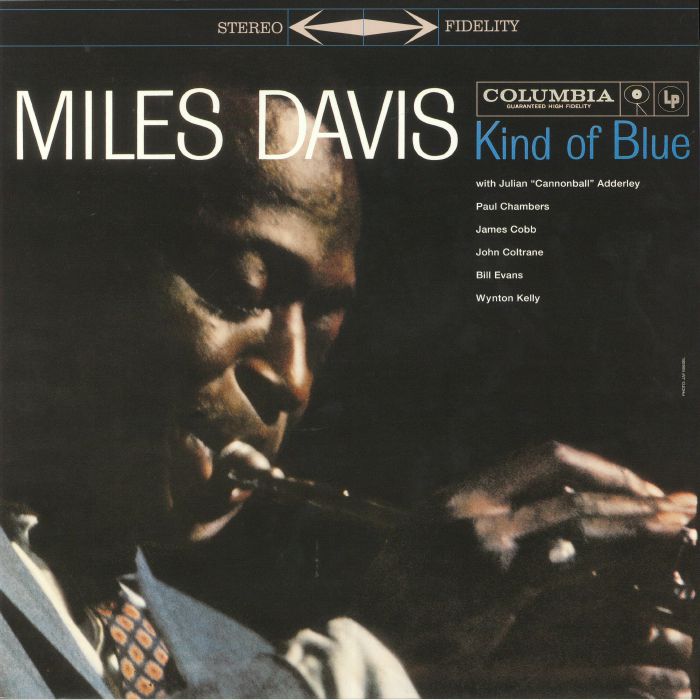 Kind Of Blue - Limited Edition Blue Vinyl LP vinyl record cover