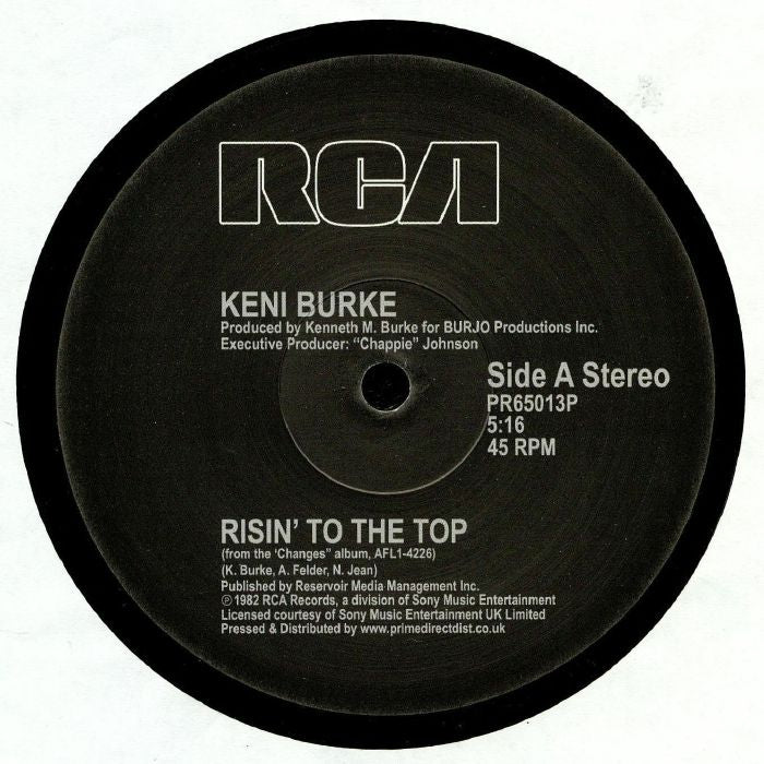 Risin' To The Top / You're The Best - Vinyl Single vinyl record cover