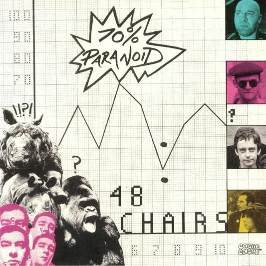 70% Paranoid - Vinyl LP vinyl record cover
