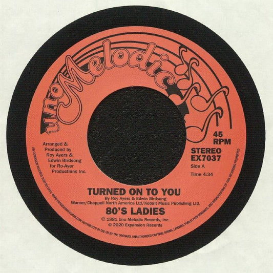 Turned On To You - Vinyl Single vinyl record cover