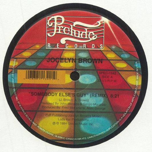 Somebody Else's Guy - Vinyl Single vinyl record cover