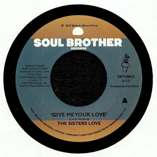 Give Me Your Love - Vinyl Single vinyl record cover