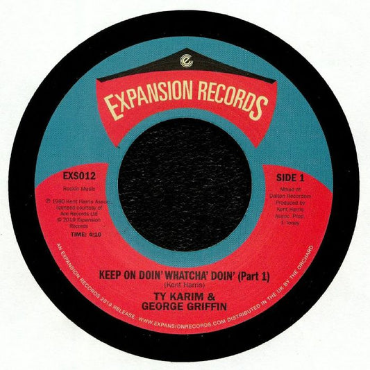 Keep On Doin' Whatcha' Doin' - Vinyl Single vinyl record cover