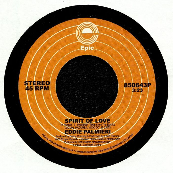 Spirit Of Love - Vinyl Single vinyl record cover