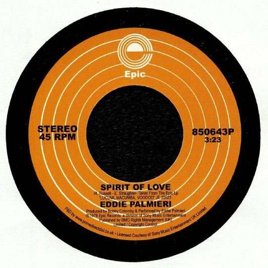 Spirit Of Love - Vinyl Single vinyl record cover