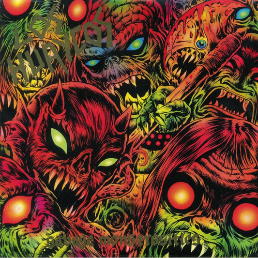 Savage Monstrosities - Limited Edition Splattered Vinyl LP vinyl record cover