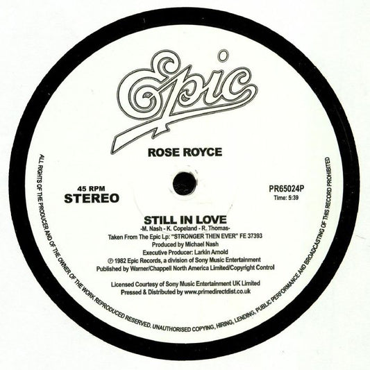 Still In Love - Vinyl Single vinyl record cover