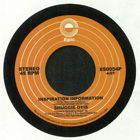 Inspiration Information - Vinyl Single vinyl record cover