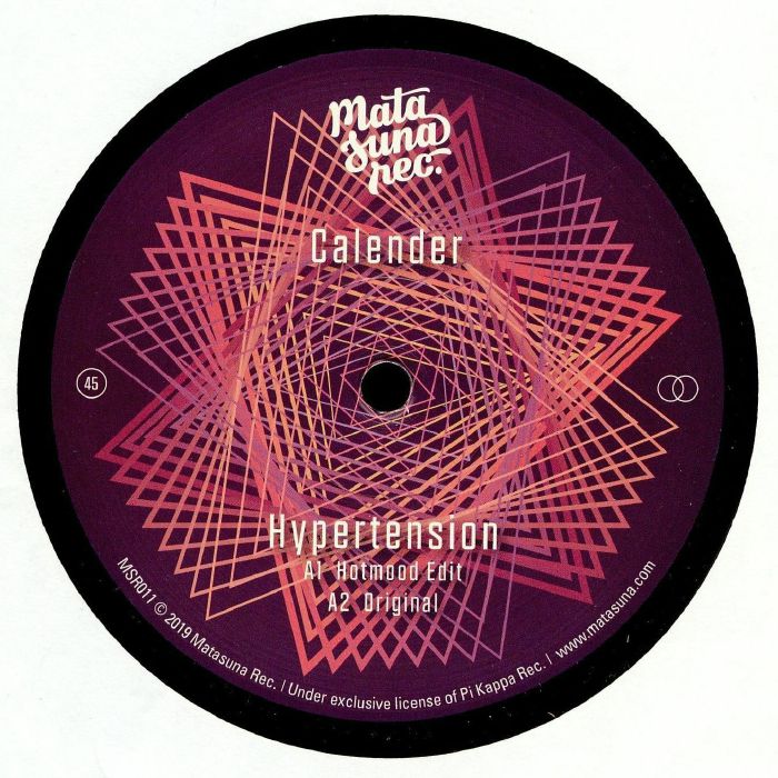 Hypertension - Vinyl EP vinyl record cover