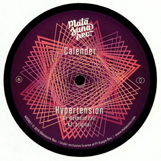 Hypertension - Vinyl EP vinyl record cover